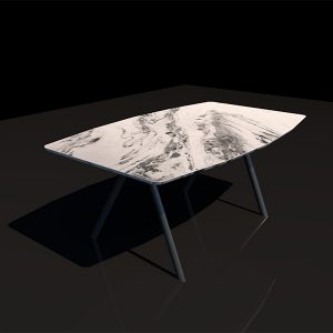A WHITE TABLE