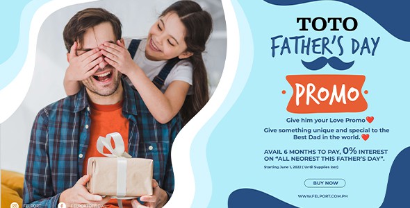 TOTO Fathers Day Sale promo