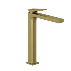 DECUS TALL BASIN MIXER BRUSHED GOLD