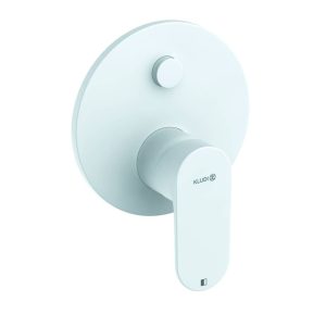 LOUVA Bath & Shower Mixer (matt white)