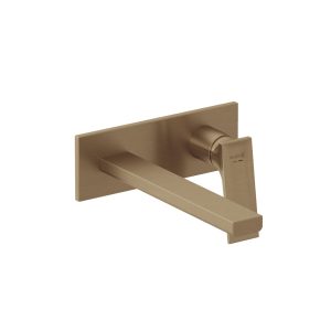 DECUS Wall Mounted Basin Mixer (brushed bronze)