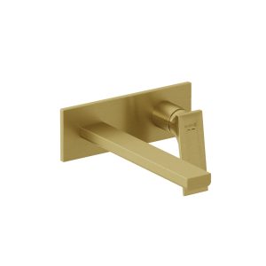 SET OF DECUS WM BASIN MIXER BRUSHED GOLD