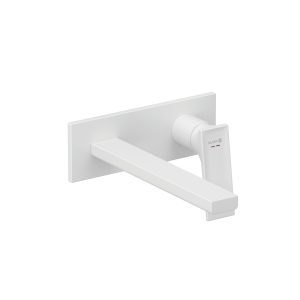 SET OF DECUS WM BASIN MIXER MATT WHITE