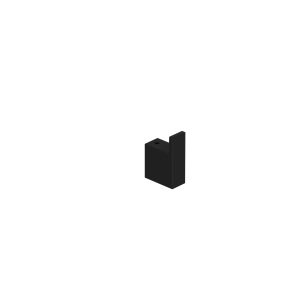 VELA C Robe Hook (matt black)