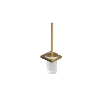 VELA C Toilet Brush Holder (brushed gold)